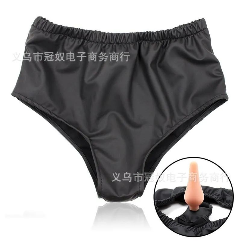 New Briefs Knickers With Silicone Anal Plug Male Female Butt Plug Pants  Undershorts Chastity Device Adult Bdsm Sex Anus Toy Y778 From 13,04 €