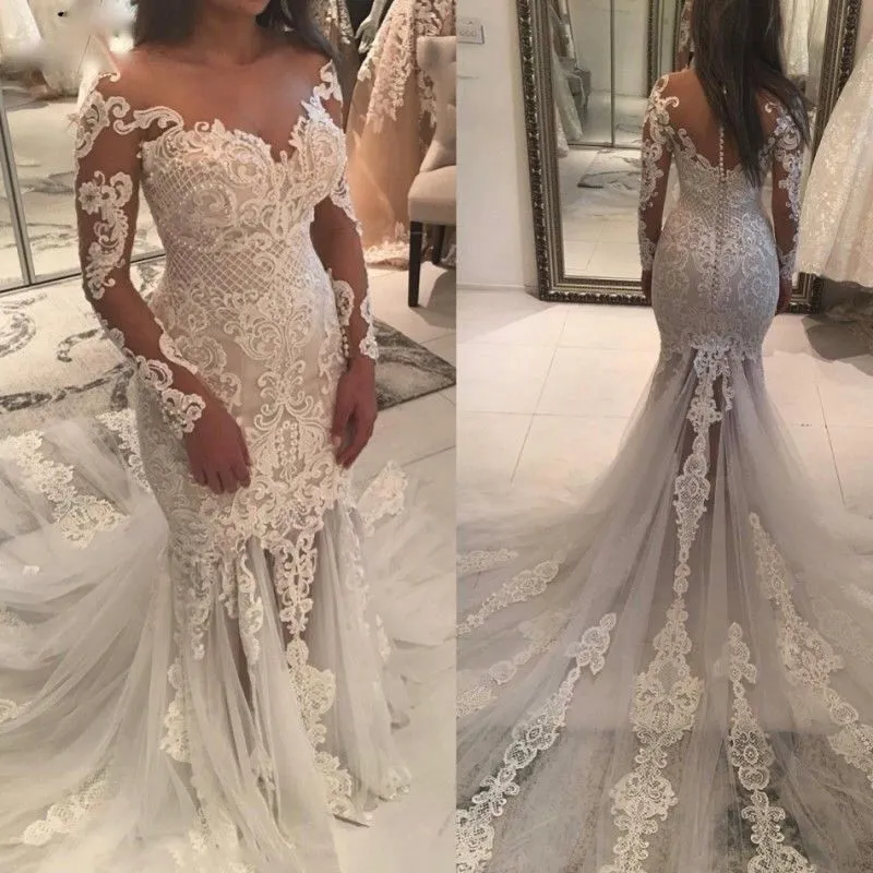 Vestidos de noiva sales semi sereia 2019