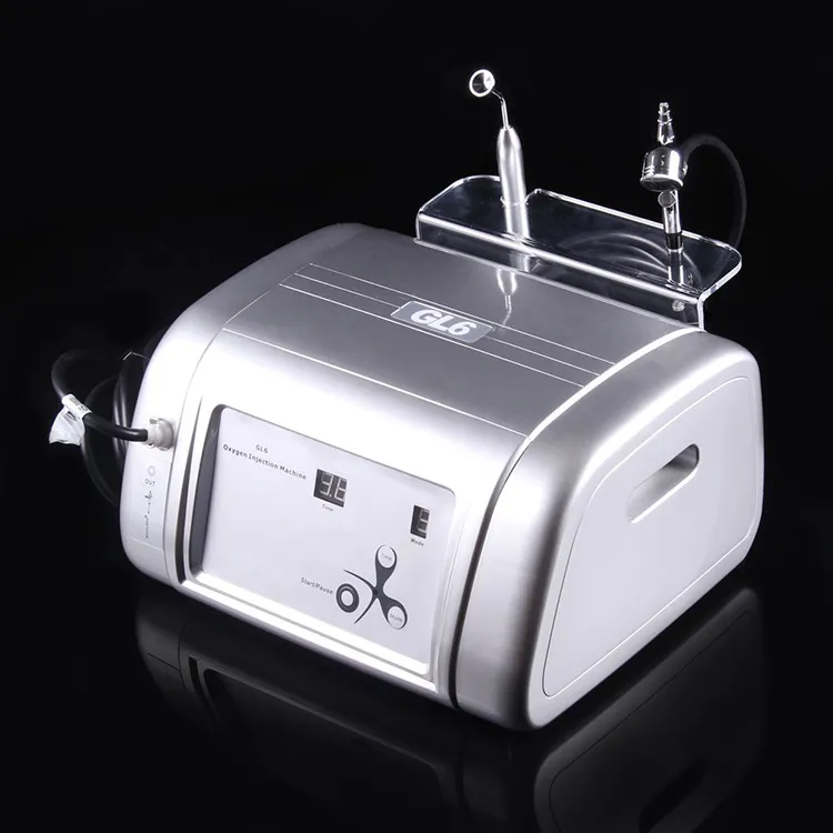 machine à oxygène portable visage peau lifting Jet Peeling serrage Cernes GL6 Petit O2 Soins de la peau Produit Système de perfusion