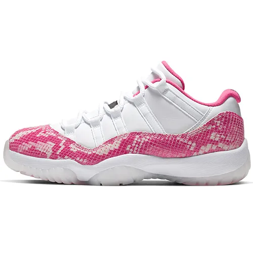 Pink snakeskin hotsell 11s mens