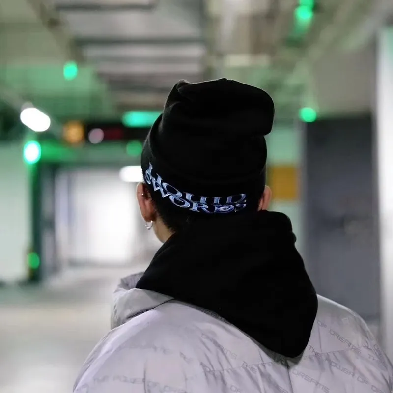 18FW Liquid Swords Beanie Cold Cap Knitted Hat Cap Street Travel