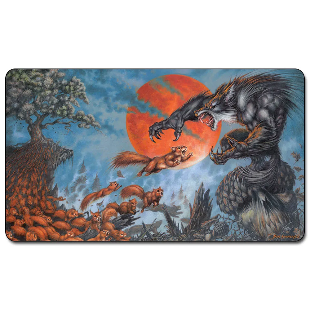 DHgate.com:Moonlight Mystical Playmat: Premium Werewolf vs. Squirrel ...