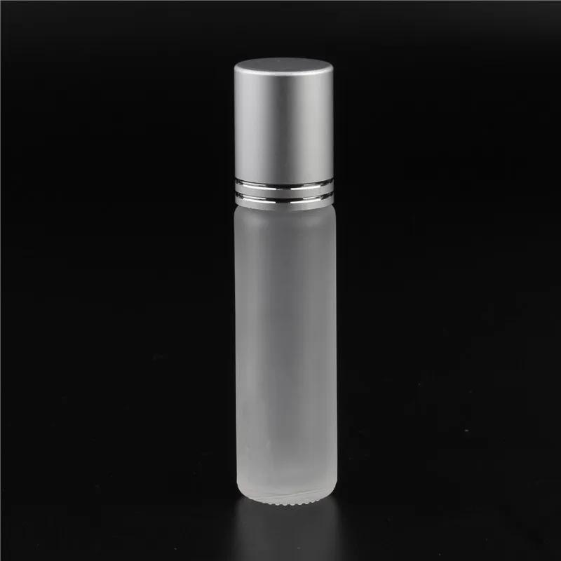 10ml Matting Glass Roll na zapachach Perfumy Essential Oil Refillable Butelki Puste szkło Refillable Roller Butelki