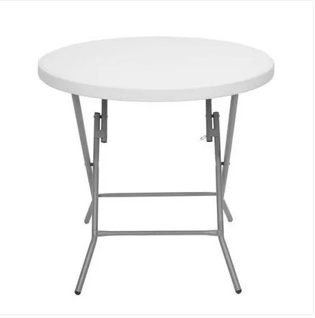 Hot sales!!! Wholesales 32inch Round Folding Table Outdoor Folding Utility Table White