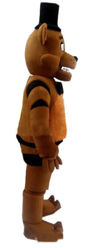 Trajes 2020 Desconto de fábrica Cinco Noites no Freddy's FNAF Freddy Fazbear Mascot Costume Cartoon Mascot Custom276W