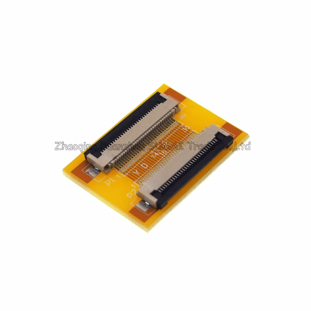 30 PIN 0.5mm FPC / FFC PCB Conector Socket Board de Adaptador, 30P Cabo Plano Estenda para Interface de Tela LCD