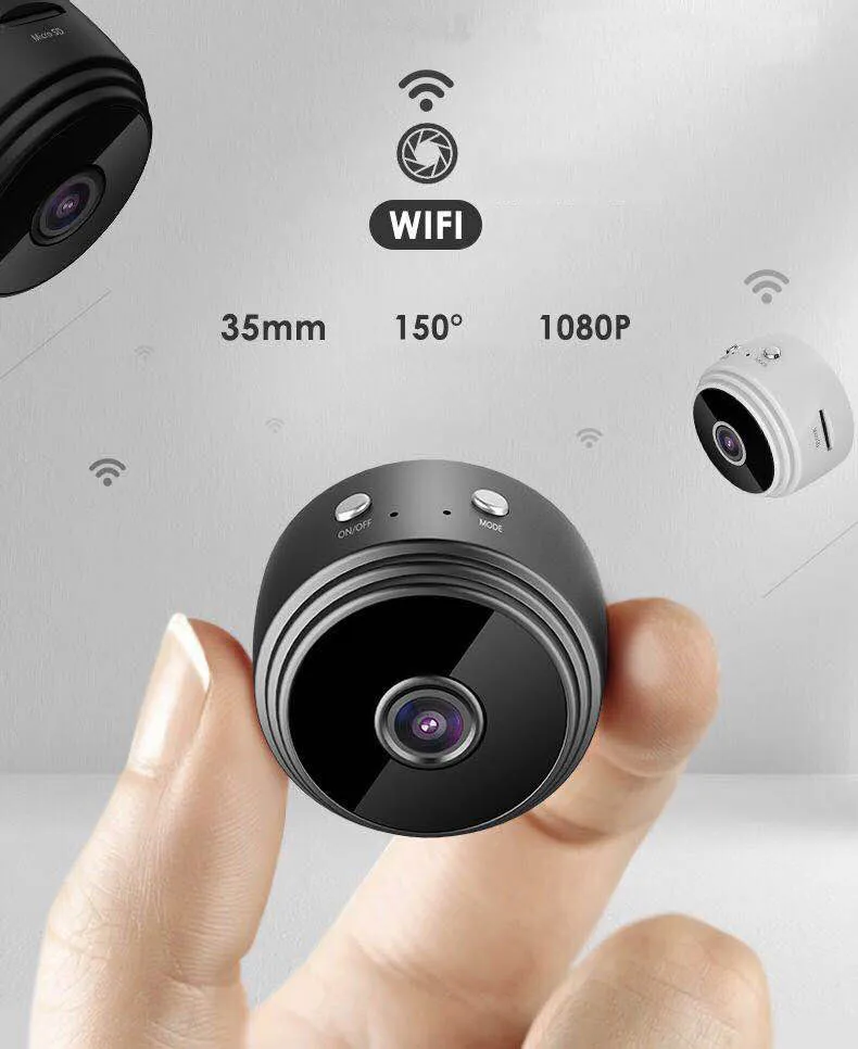 1080 WIFI Kamera Oto IR IR Gece Görüş Ev Güvenlik Kamera Kapalı Mini Ses Bebek Monitörü CCTV Kamera IP