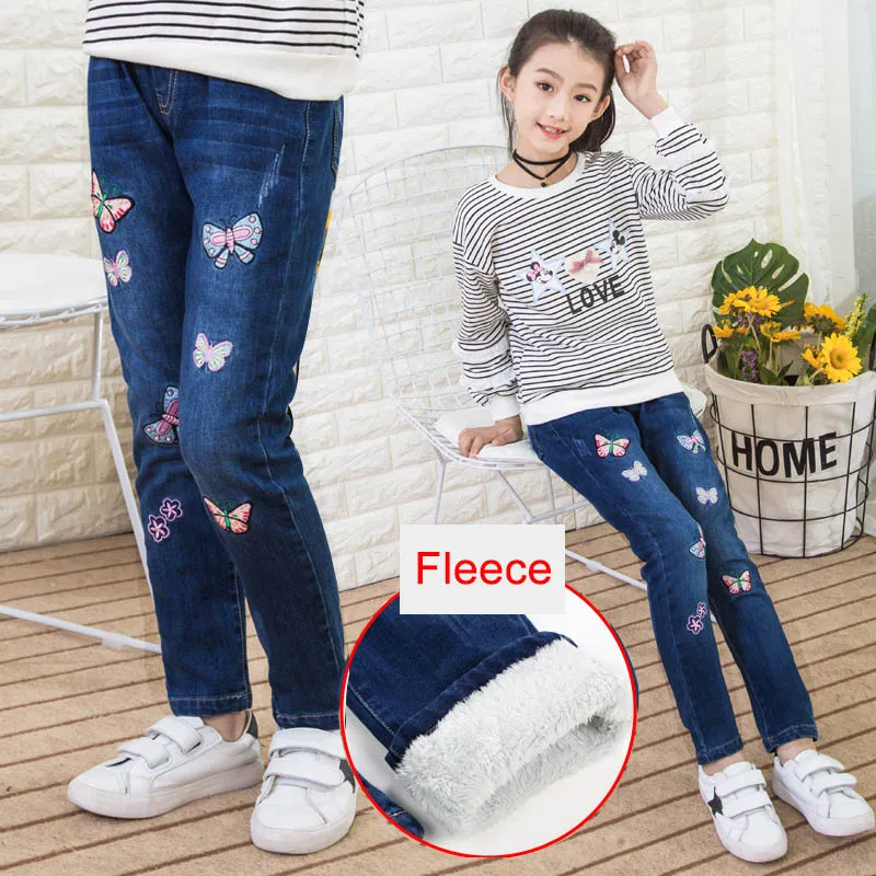 Cute Teen Girl Denim Jeans for Teen Girls Juniors Mid Rise Slim