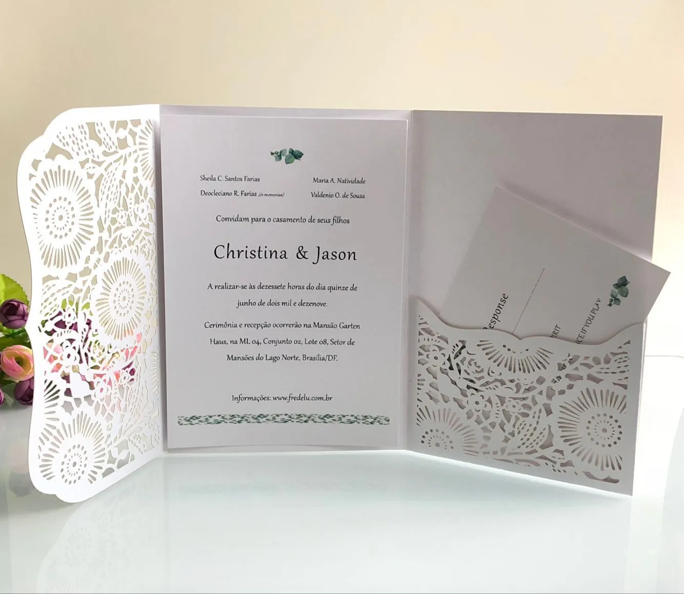 Invitaciones De Boda Azul Marino Con Diseño De Corte Láser, Tarjetas De  Invitación De Papel De Perla Con RSVP, Cartulina Elegante Para Ocasiones  Especiales De 1,11 € | DHgate, image size:1334x1160
