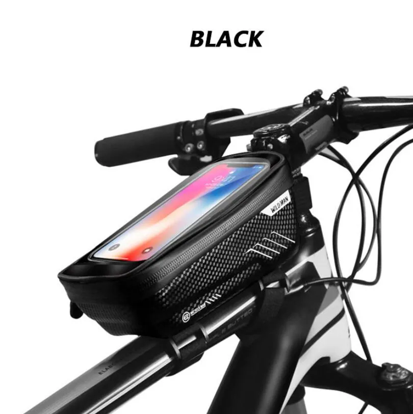 Comprar Bolsa impermeable para cuadro de bicicleta, bolsa doble para tubo  superior de bicicleta, bolsa de alforja para ciclismo de montaña MTB