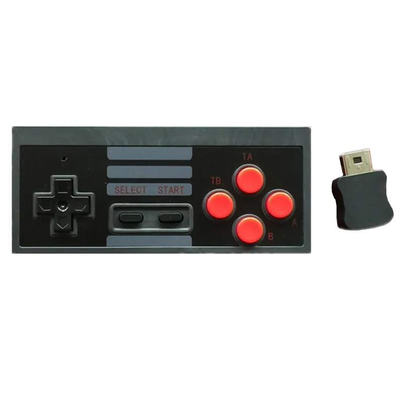 Per controller wireless NES Classic Edition 2.4GHZ Joypad Joystick Controller Remote Console DHL gratuito