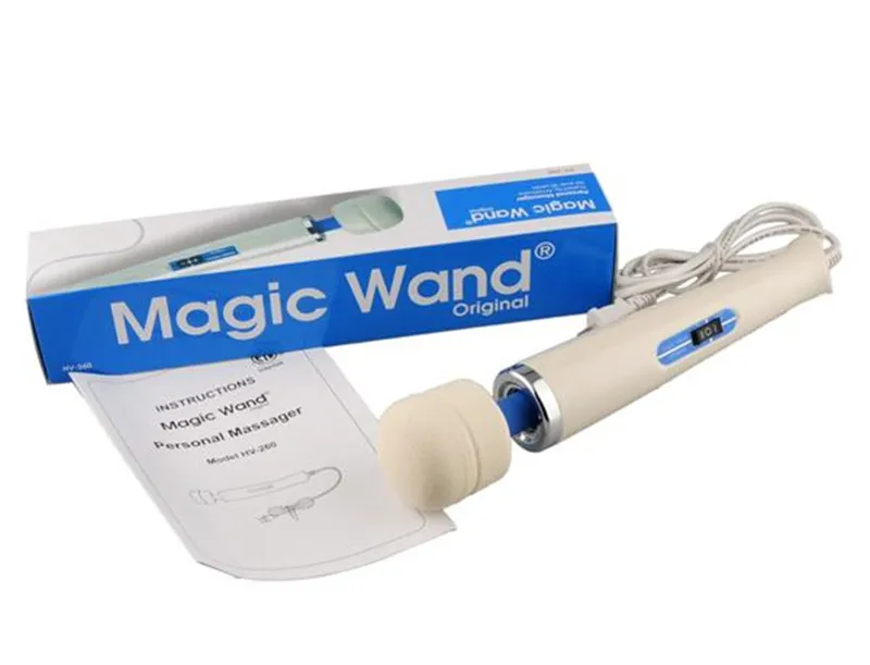 Лучшие продажи Hitachi Magic Wand Massager AV Vibrator With Hitachi Wand Массажер для всего тела HV-260 HV260 box package Лучшая цена