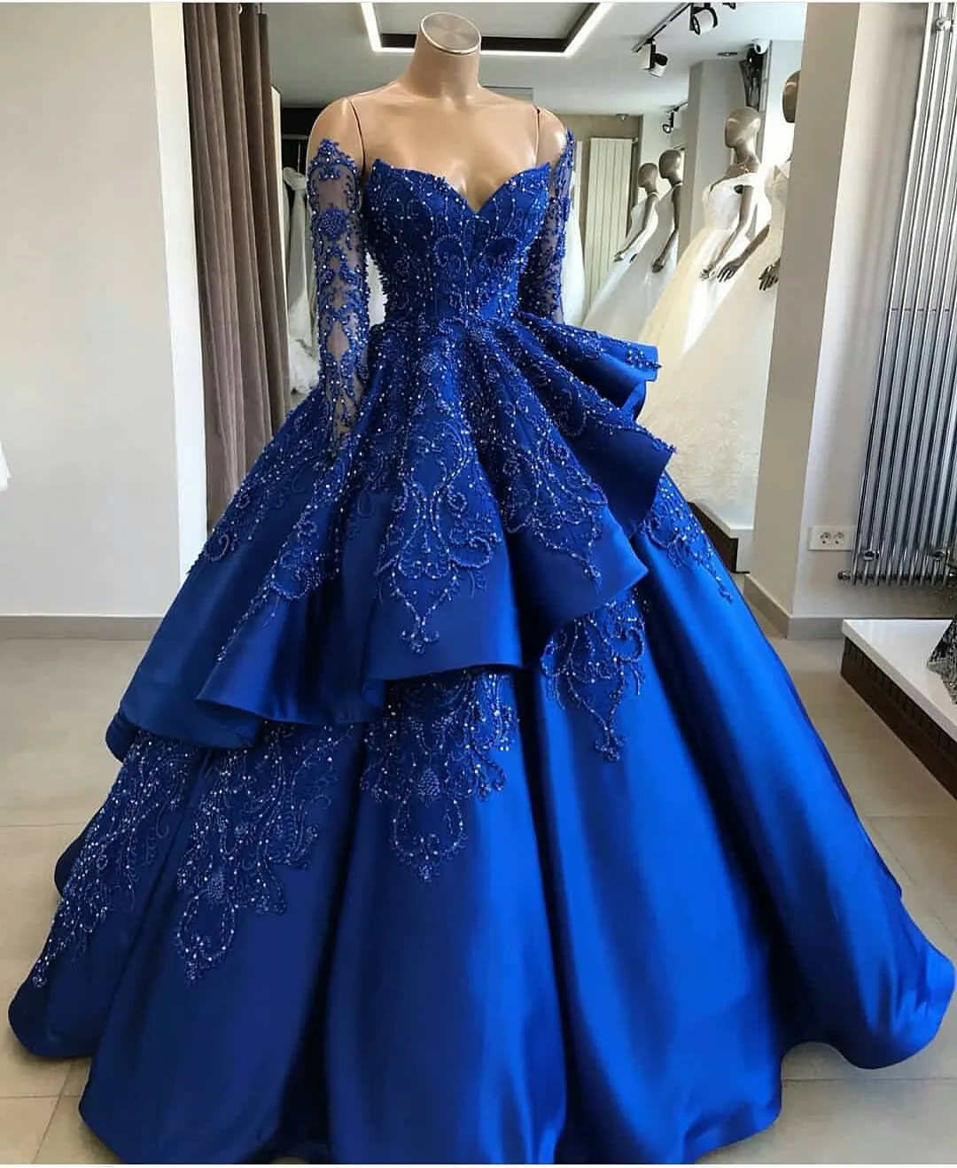 2019 blue prom dresses hotsell