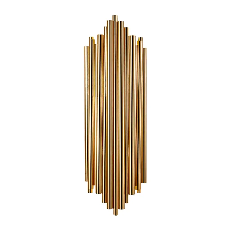 Modern Art Deco Modern Gold Wall Lights With Gold Finish 50cm, 90 260V