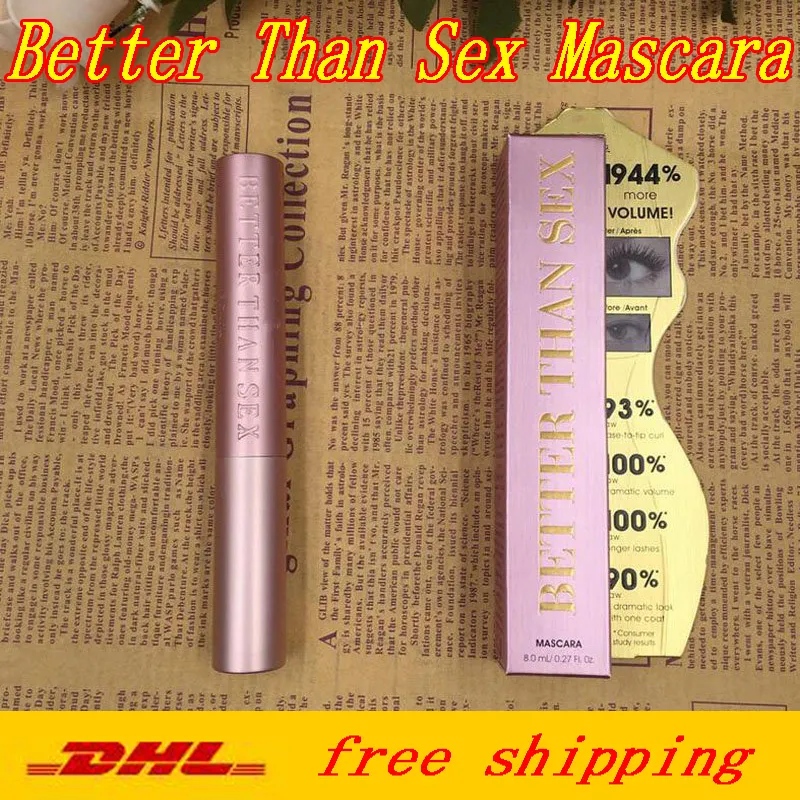 Eye Cosmetic mieux que le mascara sexuel couleur noire de longue durée plus durable plus de volume 8 ml