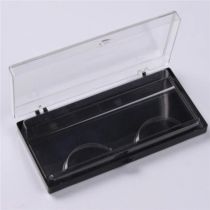 Wimperbox 3D Mink Eyelash Box False Wimper Case Eye Lash Packaging with Plastic Lade 100 Sets DHL