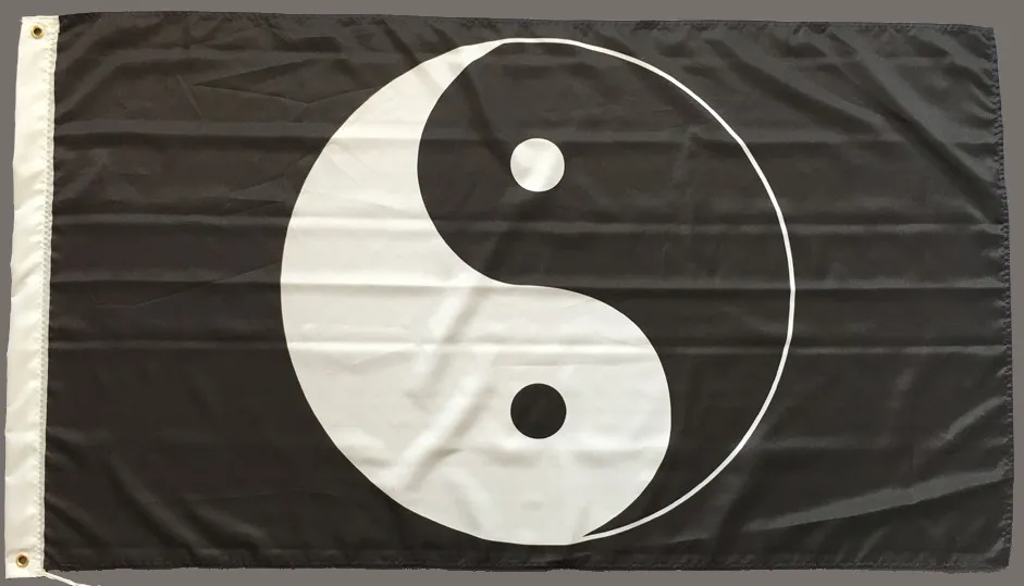 Tai Chi Fish Pirate Flag Banner 90x150cm High Quality Promotion Advertising Hanging 100% Polyester, free shipping