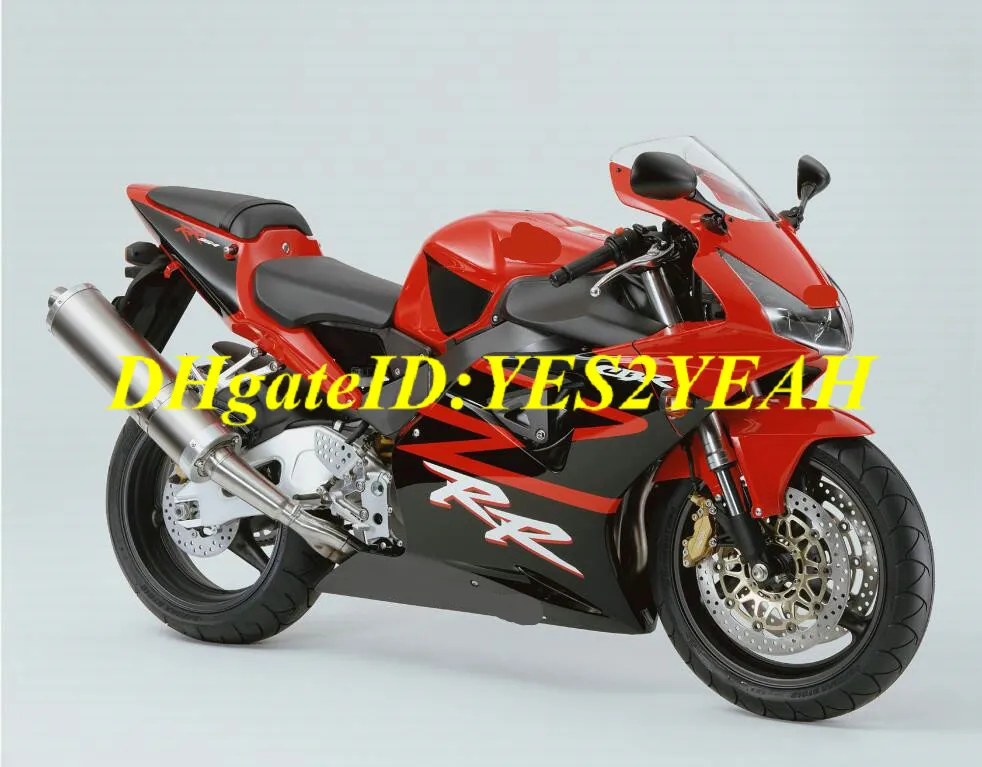 HONDA CBR900RR 954 02 03 CBR 900RR CBR900 2002 2003ホットレッドブラックフェアリングセット+ギフトHC30