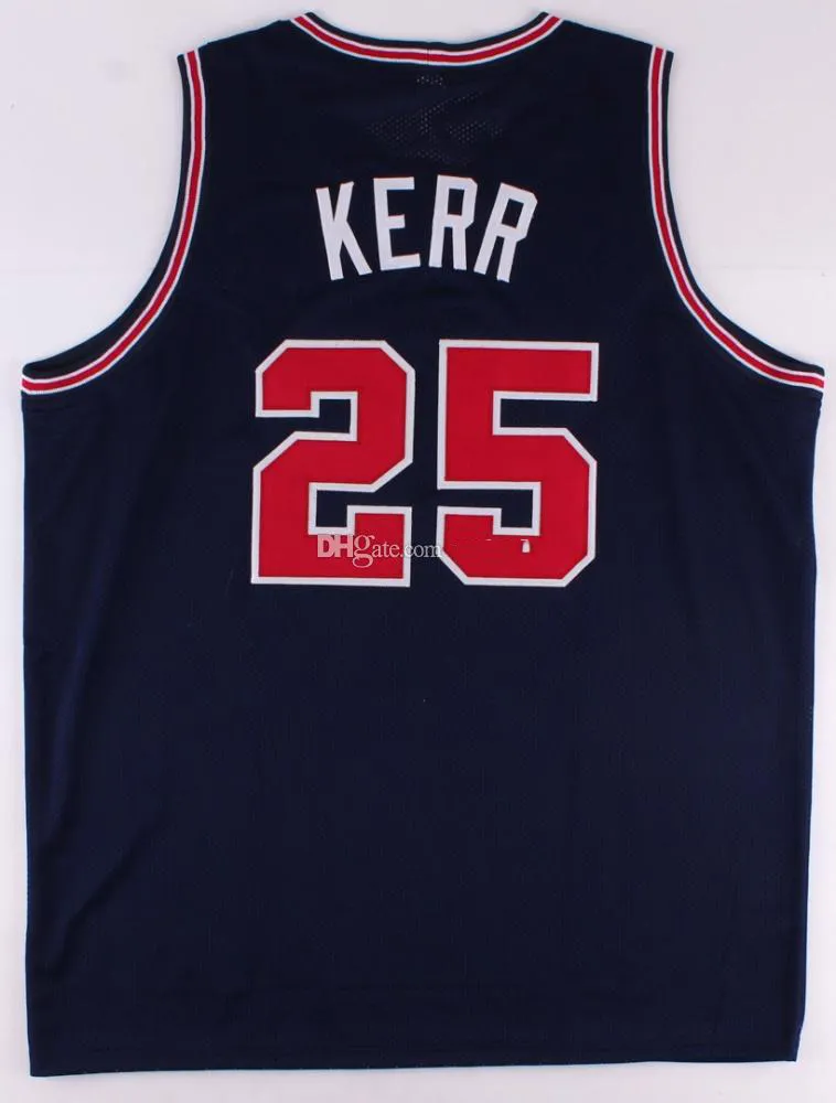 Steve Kerr #25 Throwback Basketball Jersey – All Stitched – Men's Sizes S-3XL