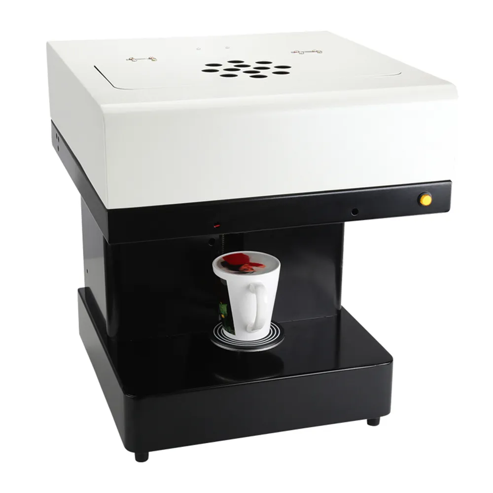 新しい3DスタイルのフラワーLNKプリンターアート飲料コーヒーフードプリントプルフラワーセルフィーコーヒー