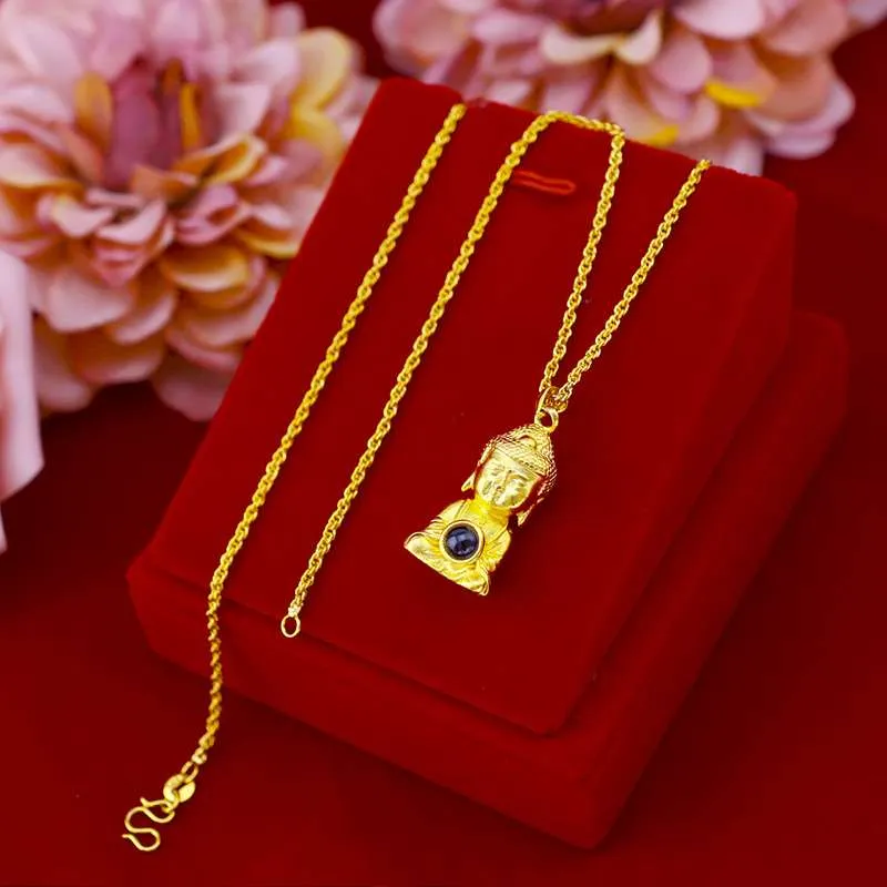 24k shop buddha pendant