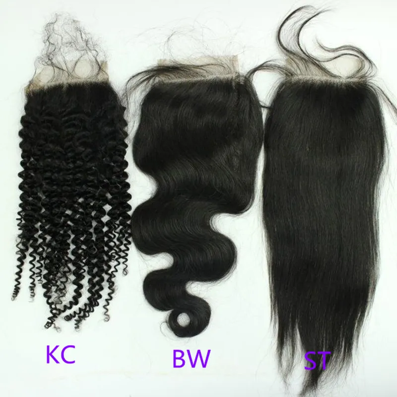 Virgin 100 ٪ Human Hair Brazilian Straight Flucked Lace Frontal