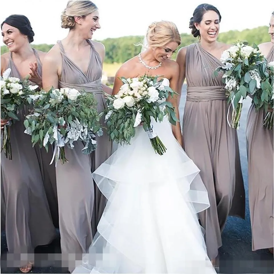 grey country bridesmaid dresses June Slate Grey Lace Modest Bridesmaids Dress