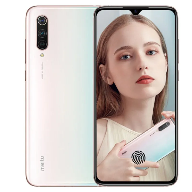 Original Xiaomi Mi CC9 Meitu 4G LTE Cell Phone 8GB RAM 256GB ROM Snapdragon 710 48.0MP AI NFC Android 6.39 inches AMOLED Full Screen Fingerprint ID Face Smart Mobile Phone