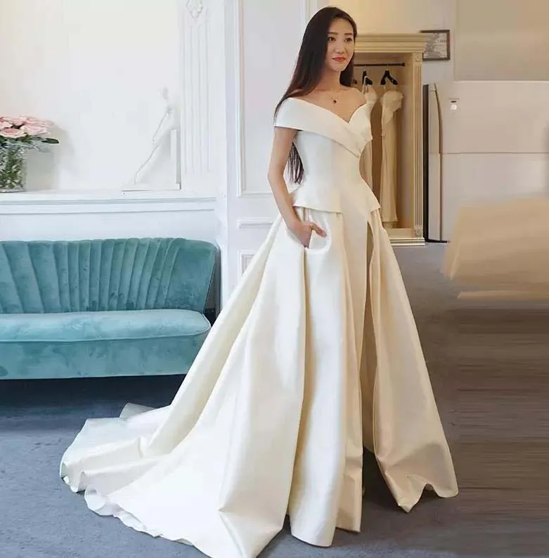 Longue robe online simple
