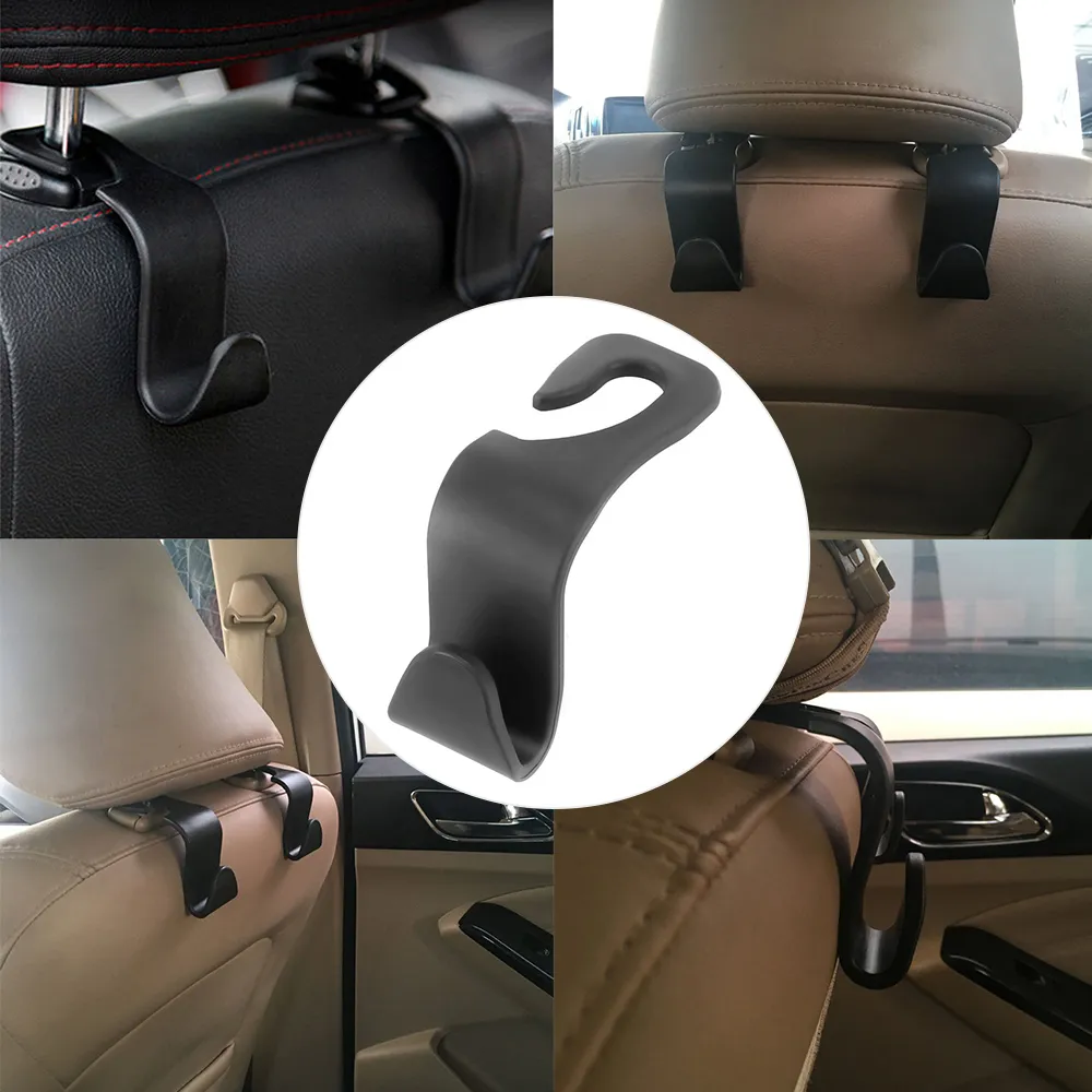 4pcs Car Seat Back Hook Headrest Hanger Universal Multifunctional Clips  Bracket