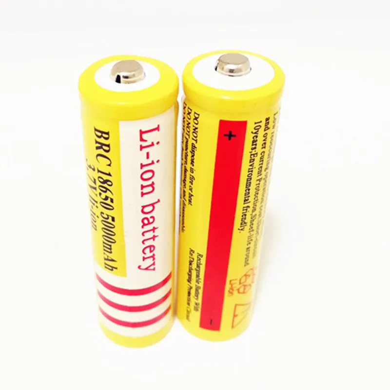 18650 Li Ionen Akku 5000 MAh Farbe Rot Batterie Flache Lithium