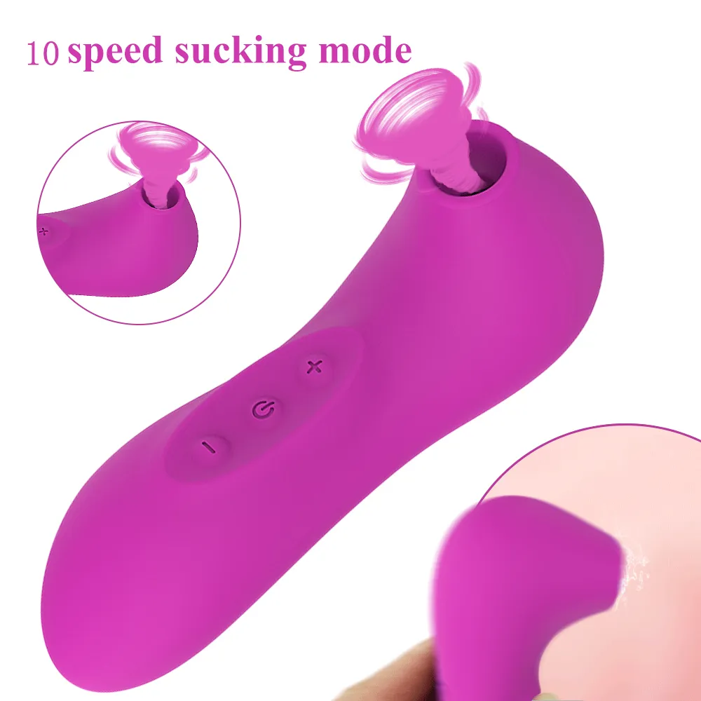 Clit sucker vibrator pijpbeurt tong vibrerende nippel zuigen sex orale likken clitoris vagina stimulator seksspeeltje voor vrouwen MX191228