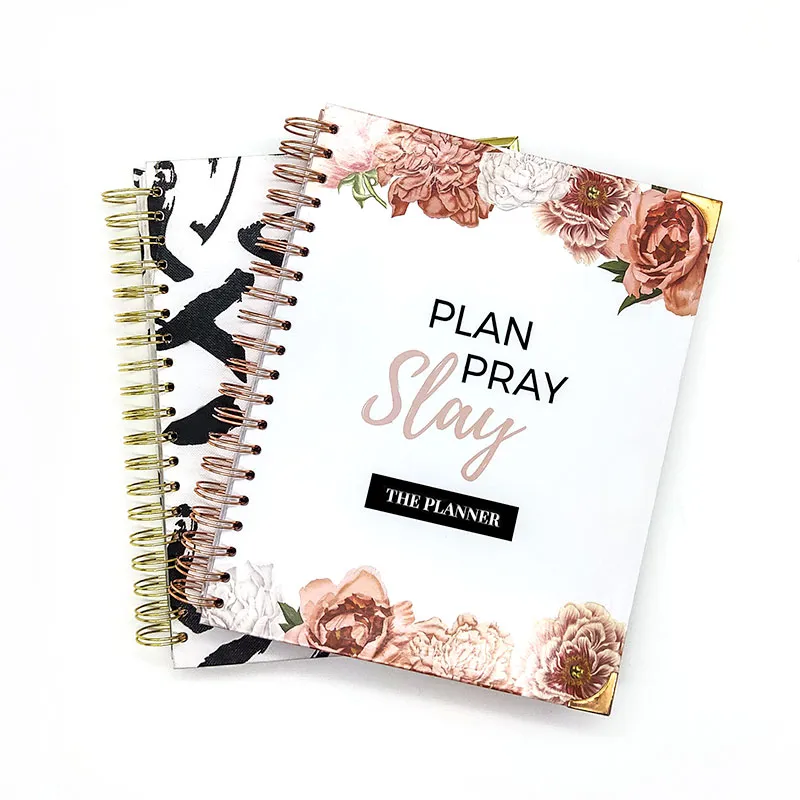 Aangepaste planner printen spiraal budget planner levert wekelijks bidplanner