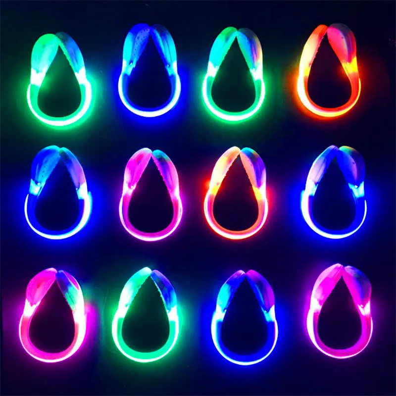 LED Luminous Shoe Clip Light Outdoor Novelty Lighting Sports Running Safety Warning Reflector Flashing Lights For Bike Cycling Running