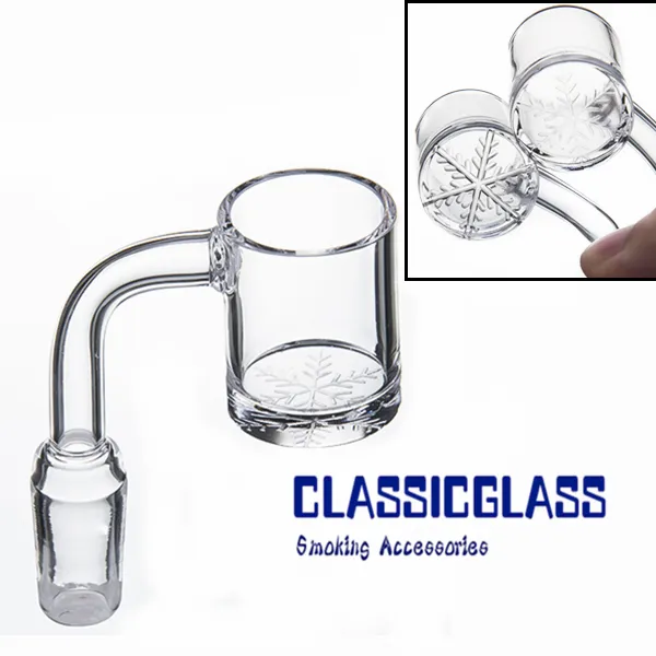 Quartz Banger 25mm 평면 상단 조각 바닥 조각 조각과 함께 손톱 10mm 14mm 18mm 남성