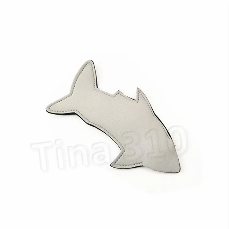 Shark Neoprene Popsicle Holder Reusable anti-freeze bag ice cream insulated bag Blanks Kids Summer Birthday T2I51069-1