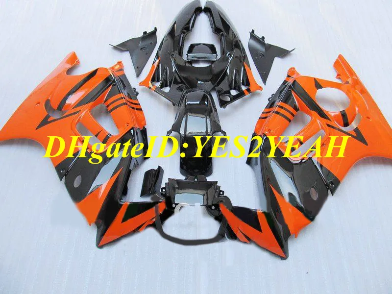 Custom Motorcycle Fairing kit for Honda CBR600F3 95 96 CBR600 F3 1995 1996 ABS Orange black Fairings set+Gifts HQ30