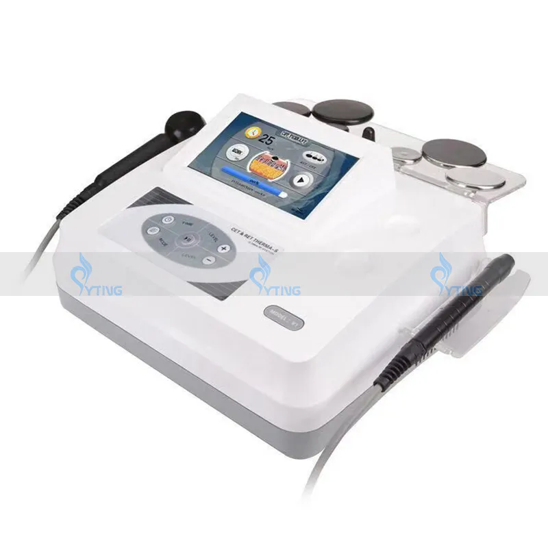 Portable Cet Ret RF Beauty Machine Monopolar RF Skin Tightening Weight Loss Body Slimming Device Diathermy Eye Wrinkle Removal Face Lifting