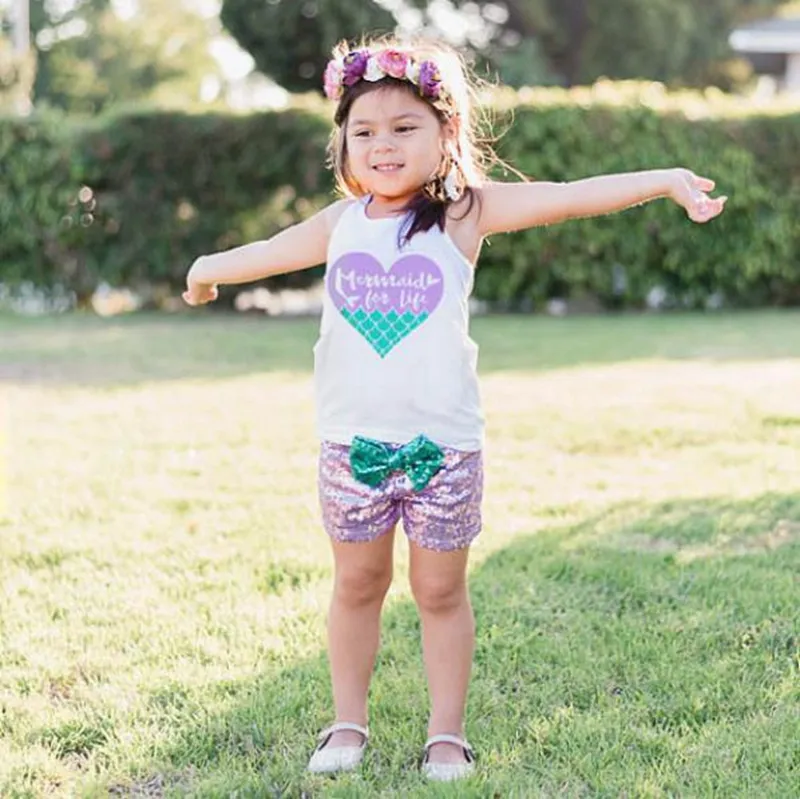 Mermaid sequin shorts discount