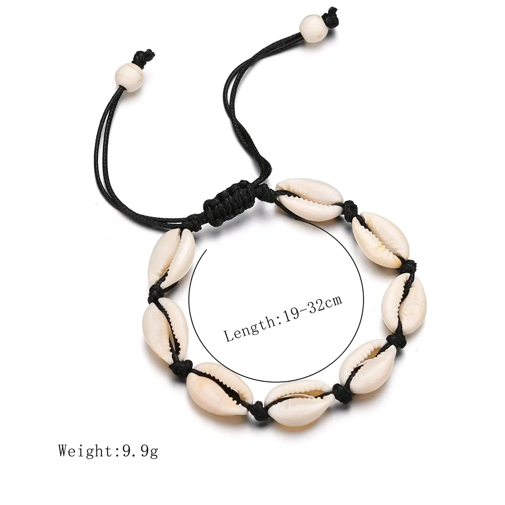 Cowrie Shell Bracelet Natural | Puka Shell Bead Bracelet | Bracelet Seashell  - B323 - Aliexpress