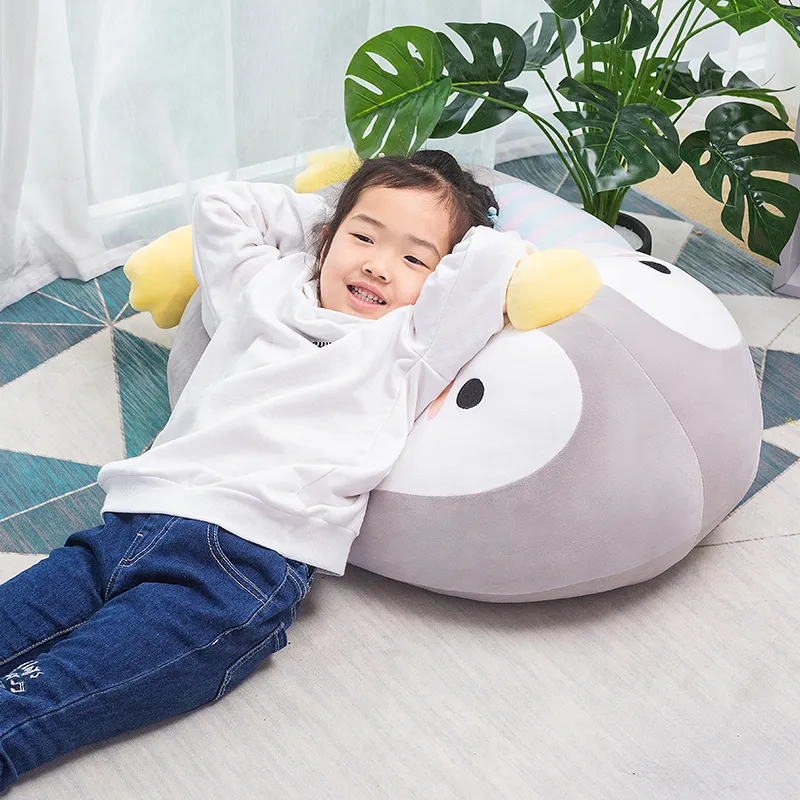 Dorimytrader New Cartoon Penguin Plush Doll Big Lovely Penguins Toy Sleeping Pillow for Baby Gift 28inch 70cm DY50670