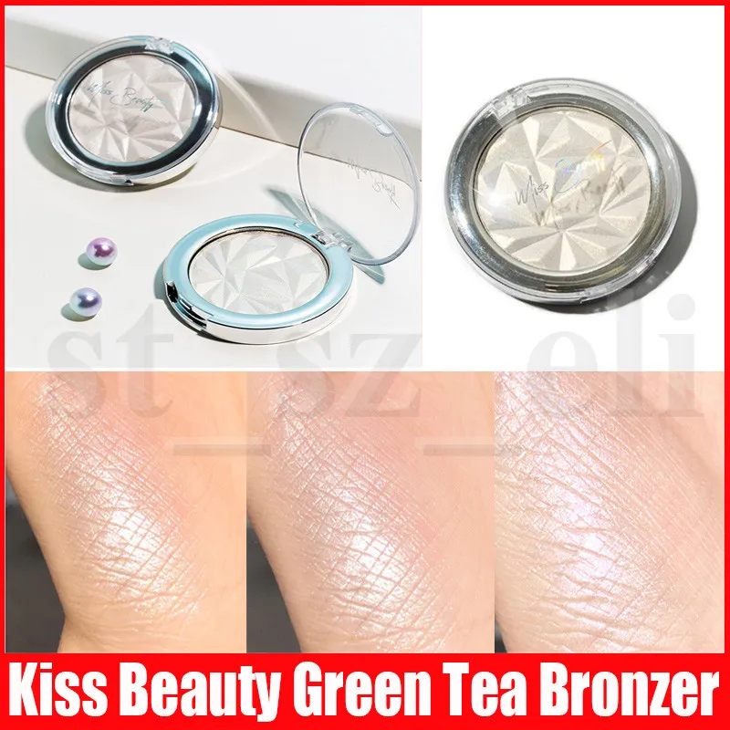 Miss Beauty 3 colori Shimmer Face Highlighter Palette Iluminator Bronzer Powder High Lighter Brighten Shine Women Face Glow Makeup Highlight