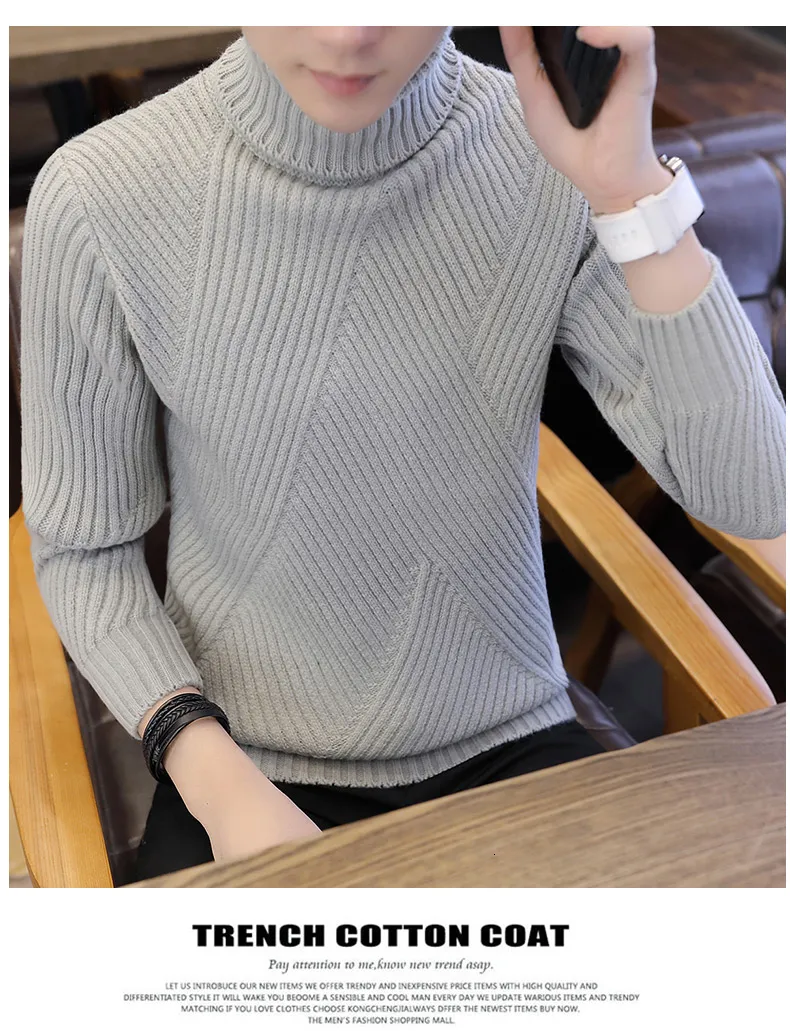 polo neck sweaters men