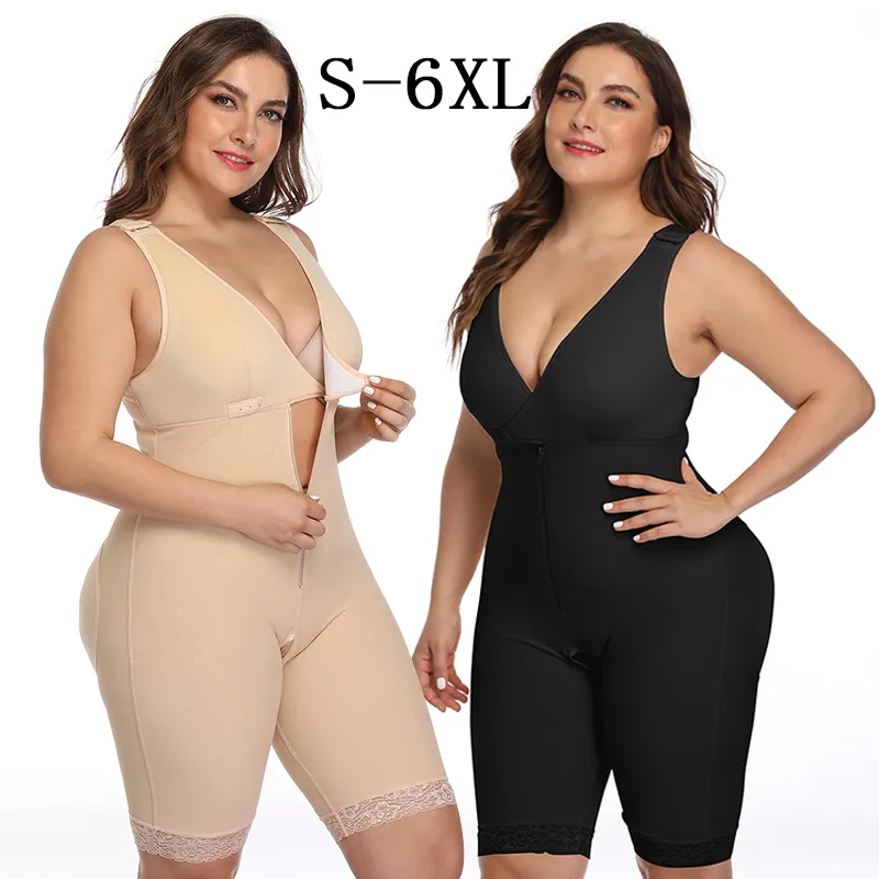 Wechery Bodysuit Women Body Shaper Waist Trainer Shapewear Belly Slimming Shapers Sheath Fajas Plus Storlek