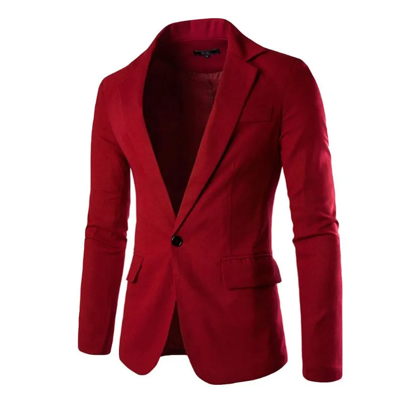 Mens Suits Blazers Men Suit Blazer Jacket Single Button Fashion Slim Solid Business Wedding Party Casual Style Asian Size From 21 72 DHgate