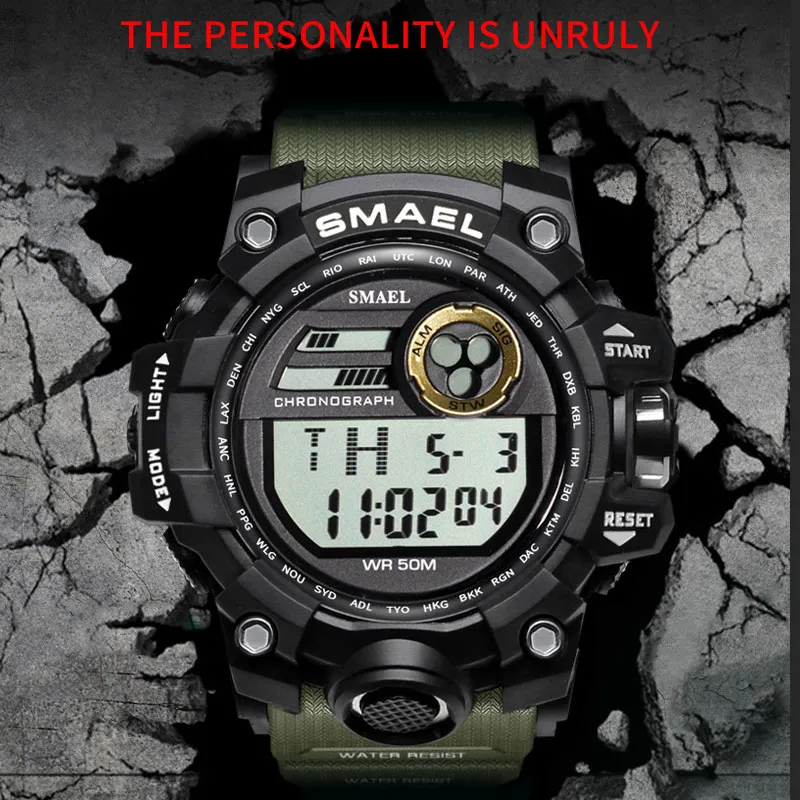 Ahorra a lo Grande en Compras al por Mayor de Smael Sport Watches SMAEL  Hombres Relojes Deportivos Militares SMAEL S Shock Relojes Hombre Casual  LED