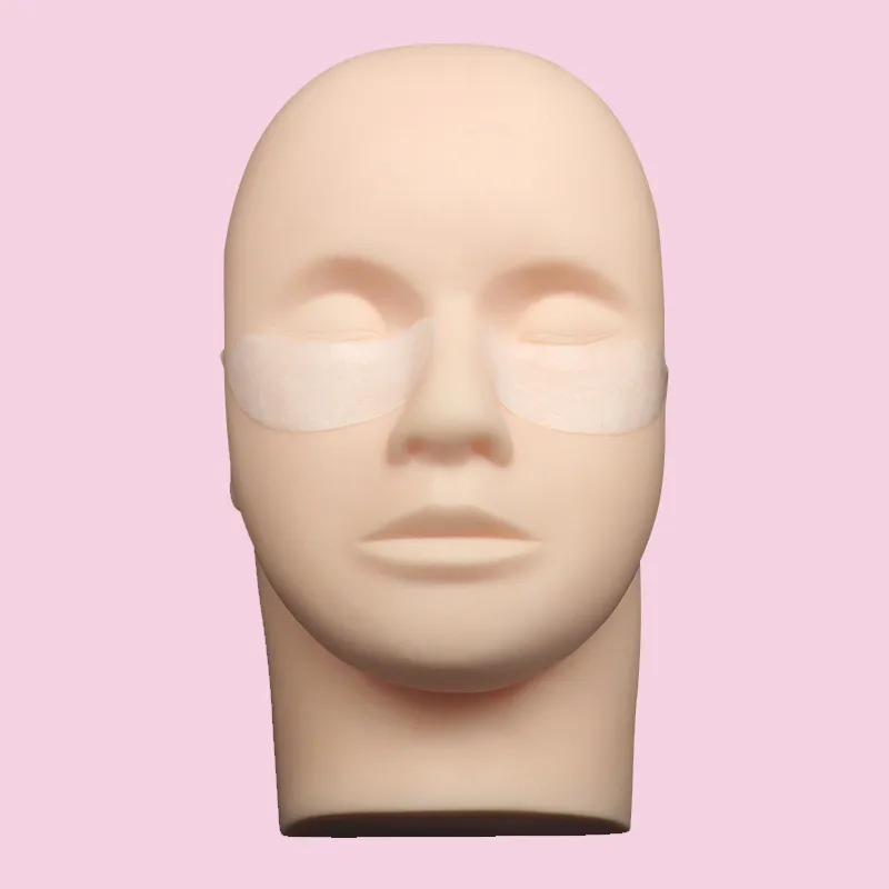 1 PC Silikonowa praktyka Head Head Head Head Practice Eyelash Extensions Professional Makeup Tool Extension