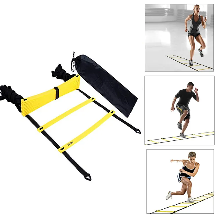 6M 12 GNG NYLON STROAS Agility Training Drabiny Piłka Nożna piłka nożna prędkość drabiny Schody Schody Fitness Sprzęt fitness