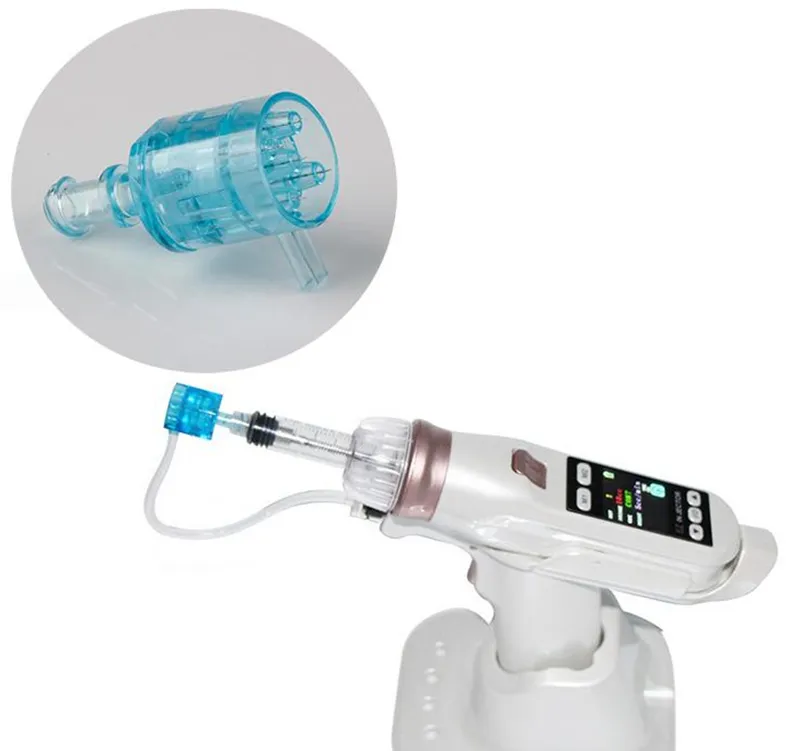 منتج جديد EZ Vacuum Mesotherapy Gun accessories إبرة ، أنبوب وتصفية 5 دبابيس أو 9 دبابيس حقن حقنة ميزوثيرابي EZ Meso gun