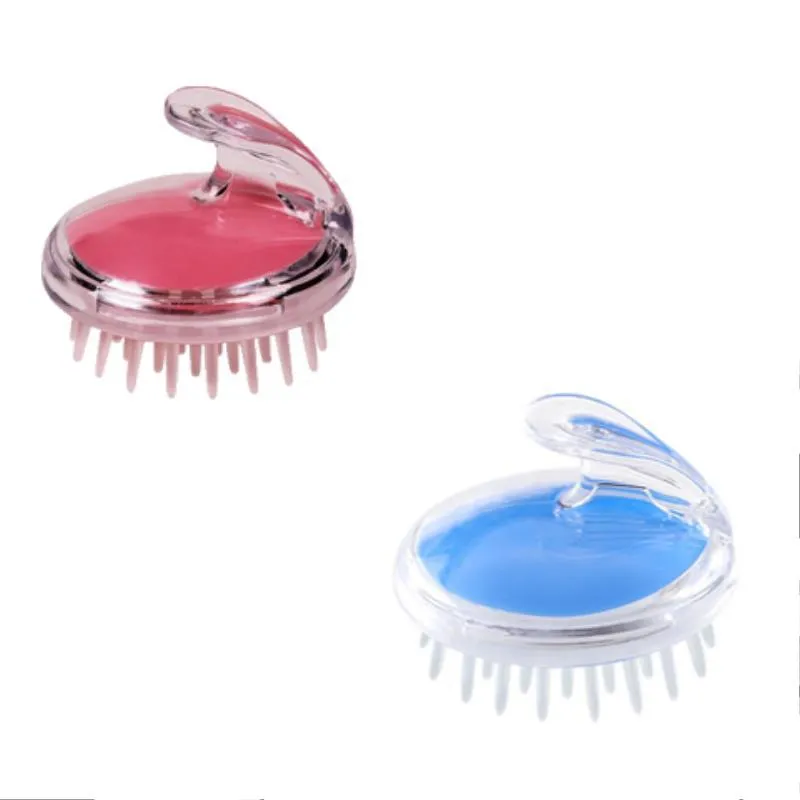 Silicone Head Massager Shampoo Scalp Massage Brush Hair Washing Comb Body Massage Brush DHL free shipping LX7545